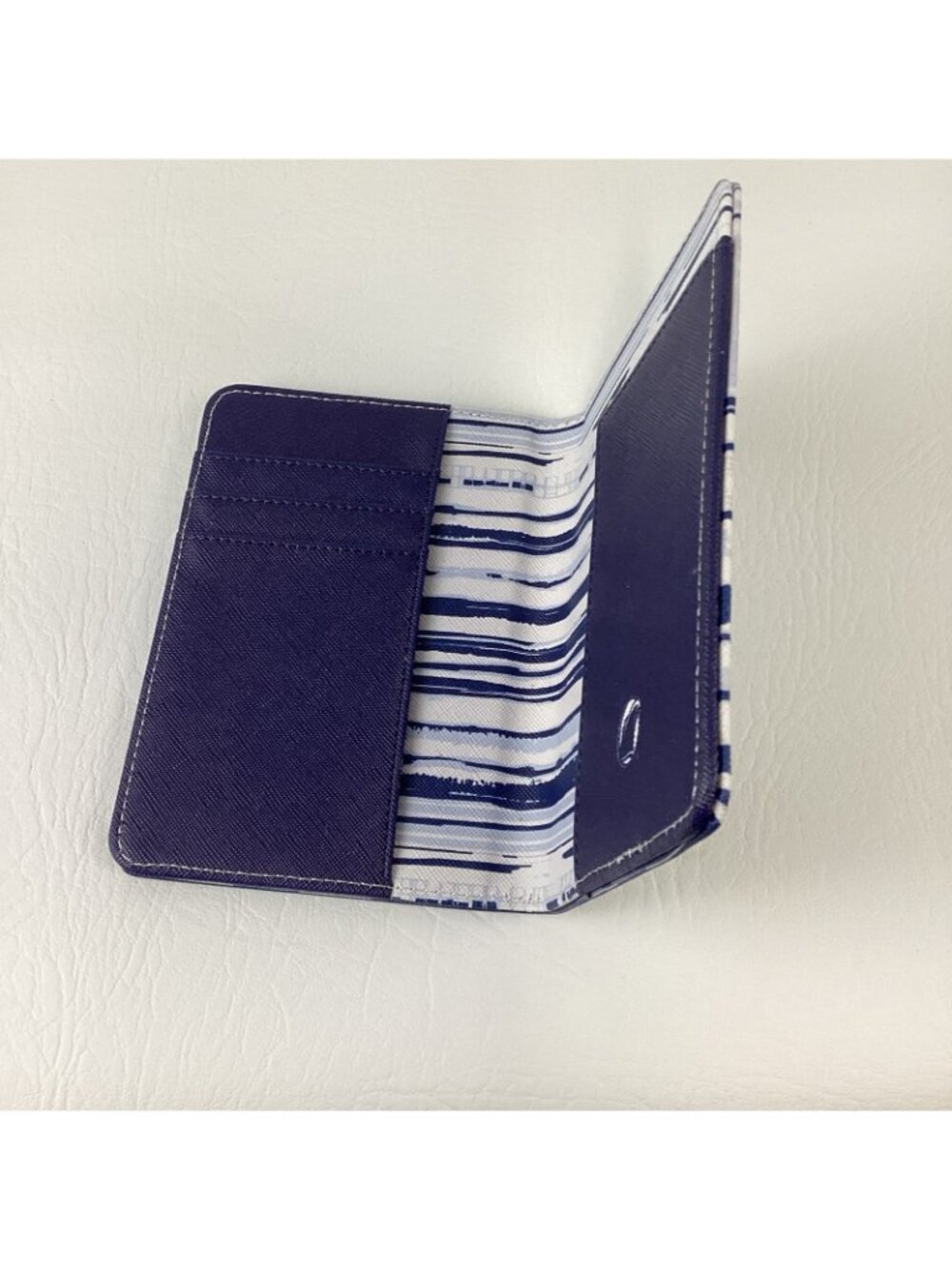 Holland America Cruise Lines Passport Holder Blue And White Logo Travel Wallet - Picture 2 of 6